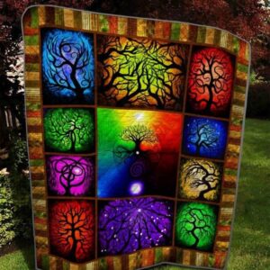 Abstract Tree Of Life Bs1104 8 Quilt Blanket  Quilt